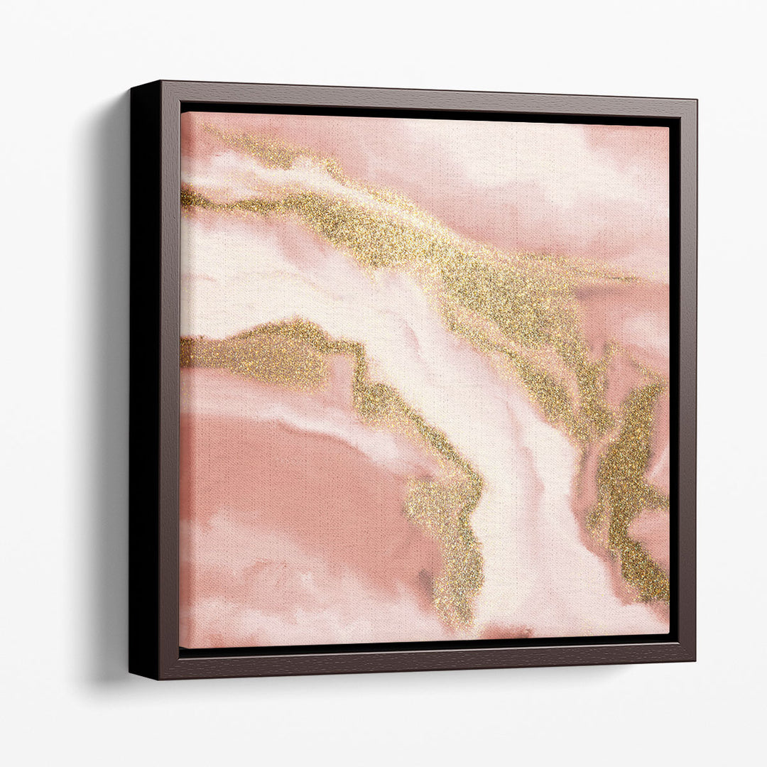 Gold accents on textured wall decor