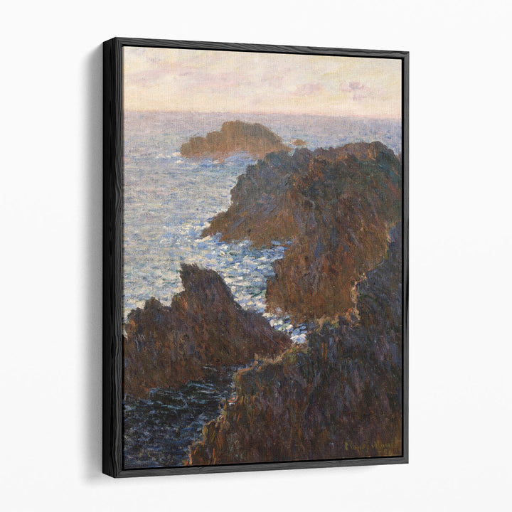 Rocks at Belle-Isle, Port-Domois, 1886 - Canvas Print Wall Art