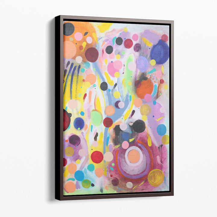 Abstract Canvas Wall Art fluid abstract shapes