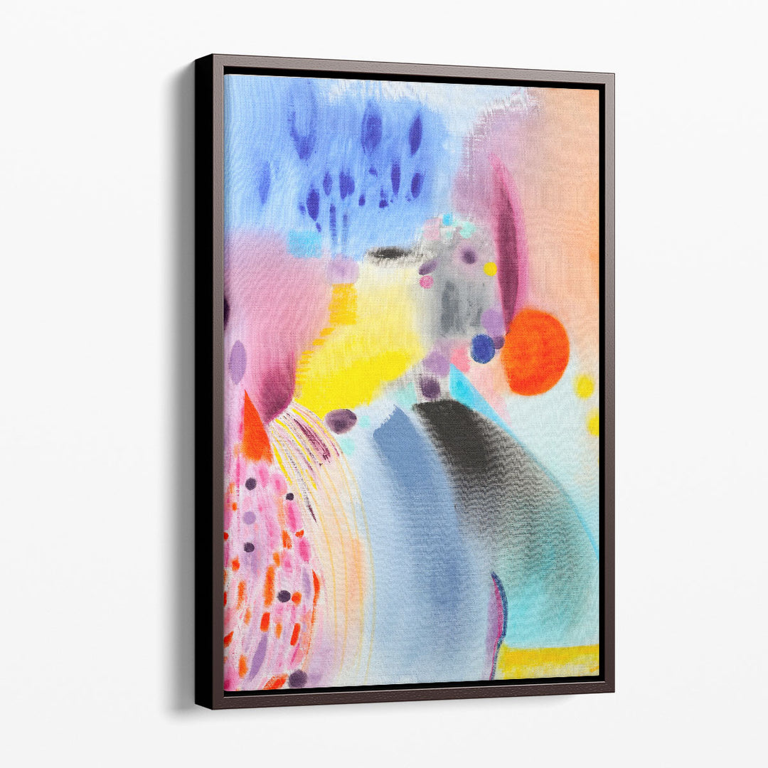 Abstract expressionism canvas wall art