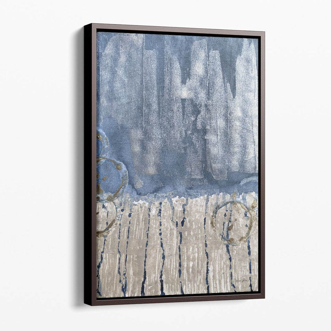 Neutral canvas art textured brushstrokes