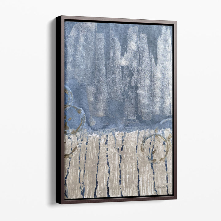 Neutral canvas art textured brushstrokes