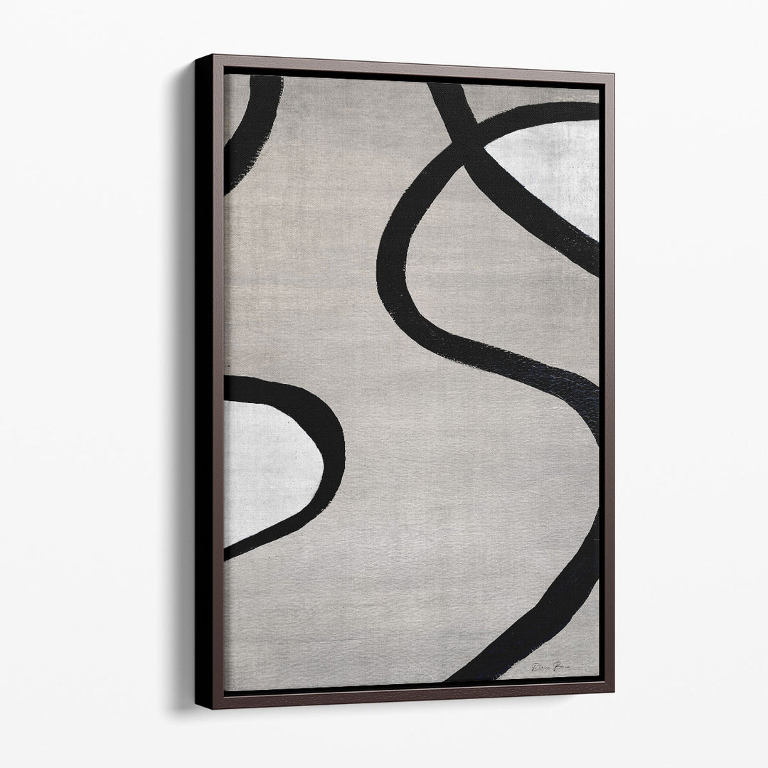 minimalist art prints – linear black design