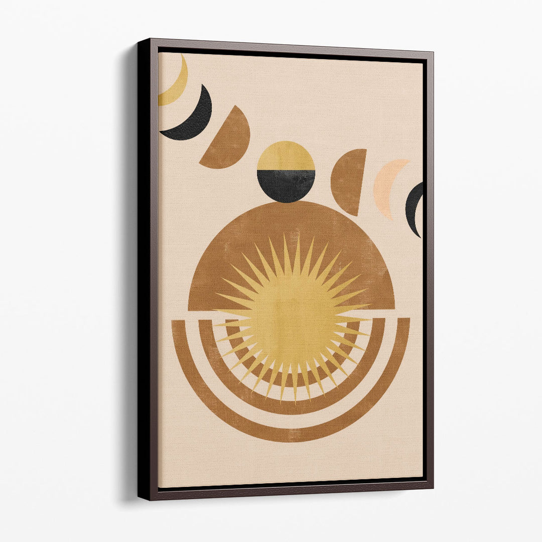 Geometric Canvas Art angular modern composition