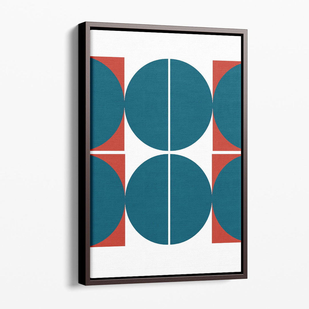 Abstract Geometric Wall Art crisp white lines