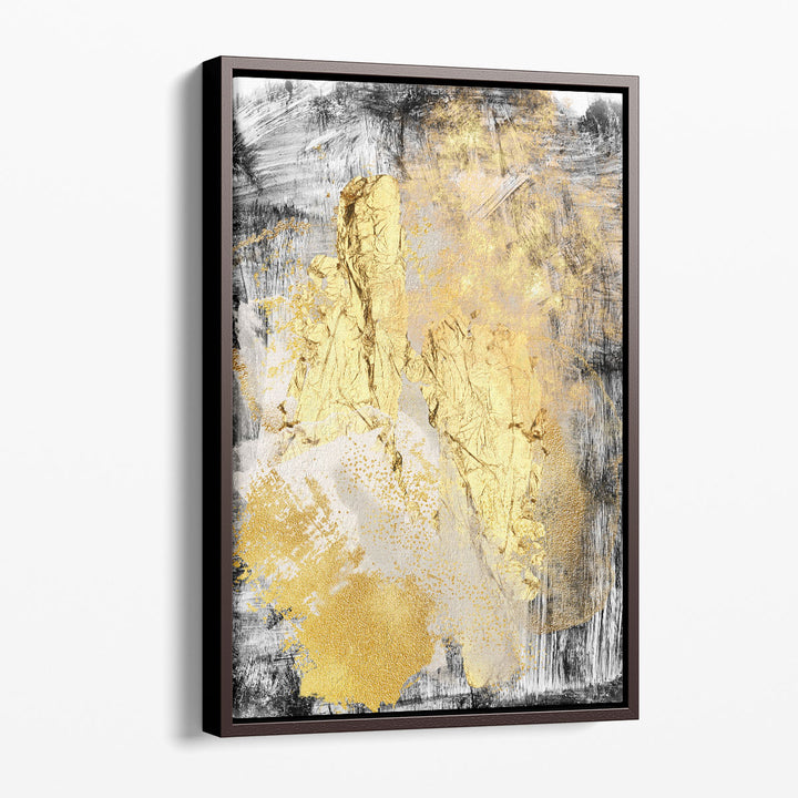 black and gold wall decor sleek metallic accents