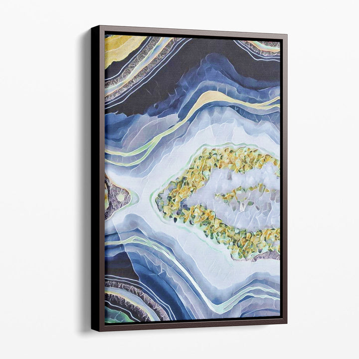 Abstract Marble Wall Decor elegant veining detail