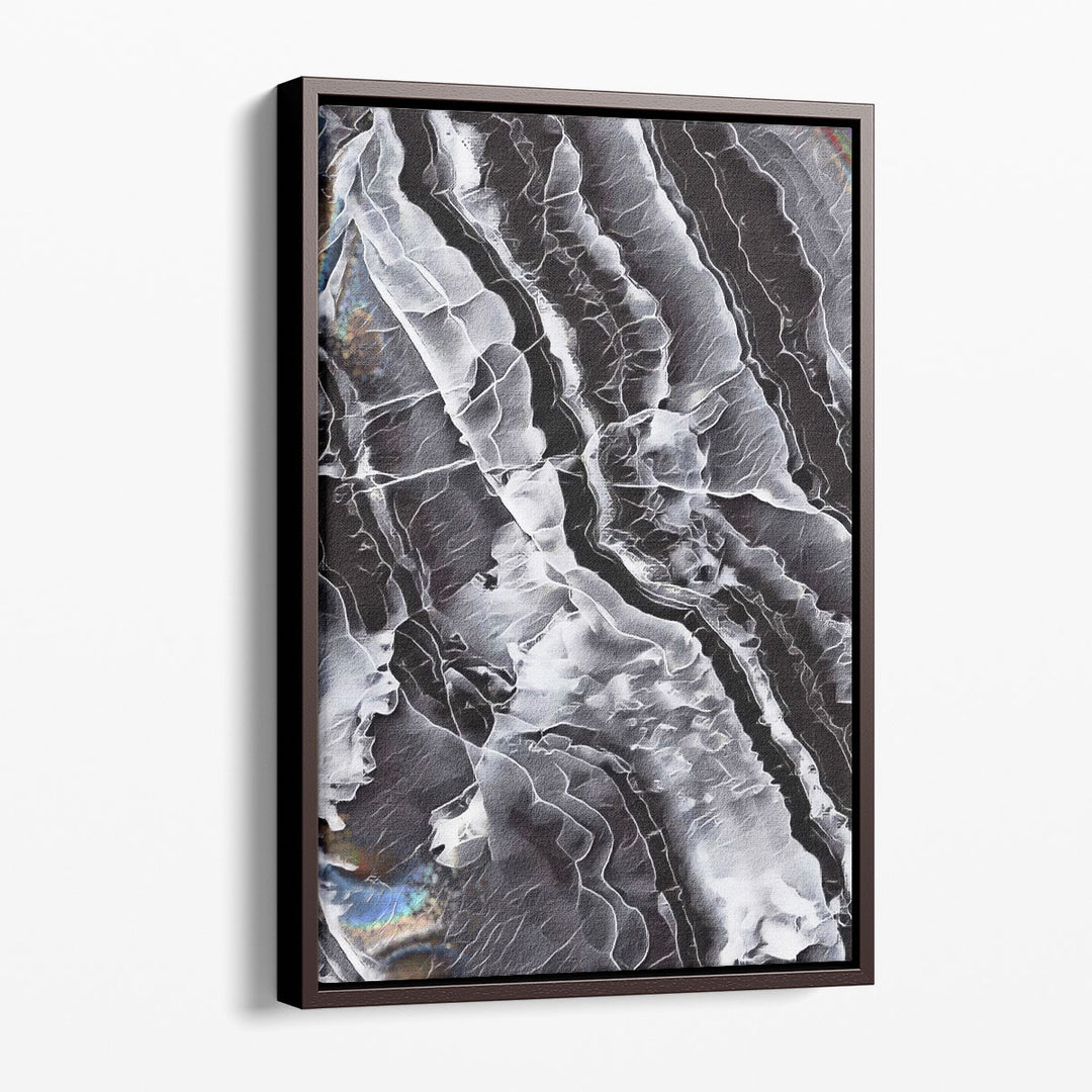 Geode Wall Art crystalline pattern detail