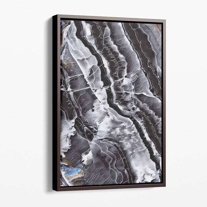 Geode Wall Art crystalline pattern detail