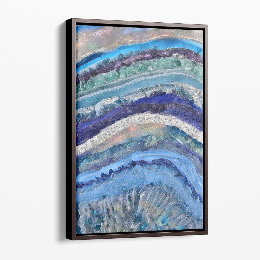 Marble Canvas Wall Art elegant vein detail
