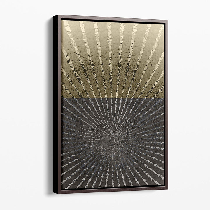 Minimalist Sunrise Wall Art horizon burst design