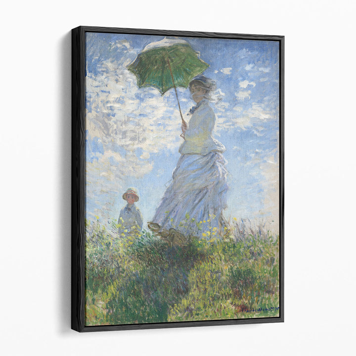 Madame Monet and Her Son, 1875 - Canvas Print Wall Art