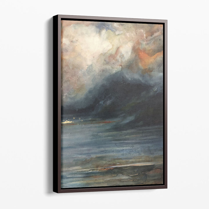 32×48 Watercolor Canvas Art for Bedroom tranquil wash