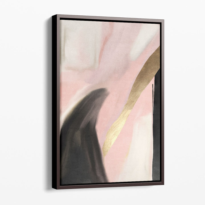 12×18 pink abstract canvas modern