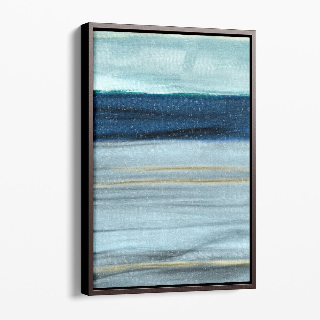 Minimalist wall decor with soft abstract strokes