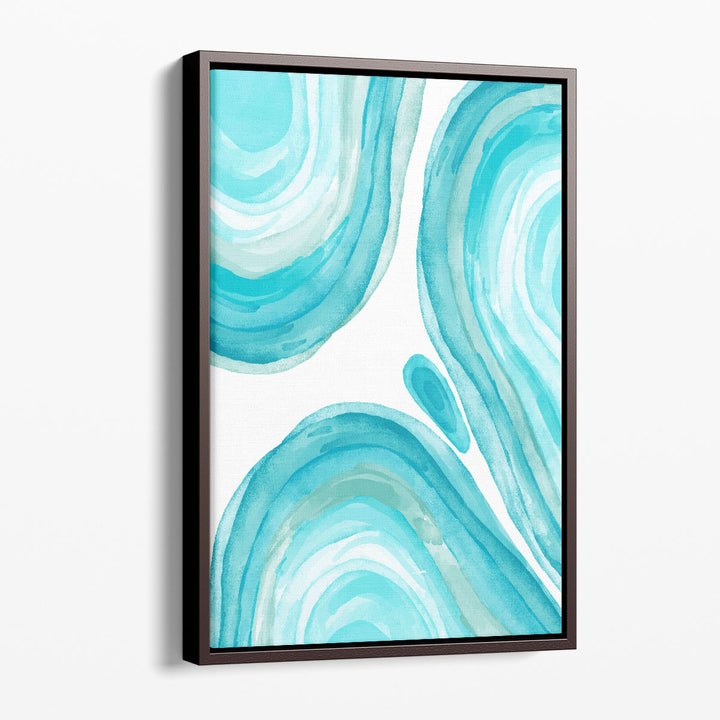Watercolor prints in modern abstract style