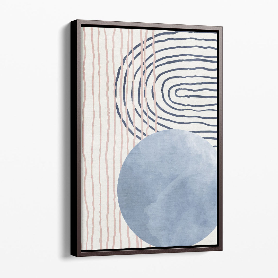 Minimalist Framed Art clean black lines