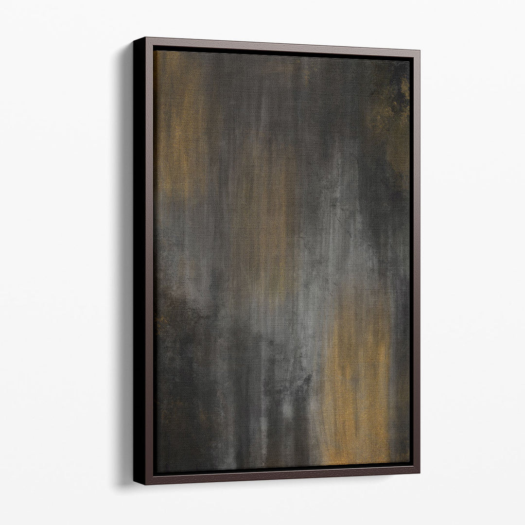 Abstract Canvas Painting – modern dark-toned wall art design
