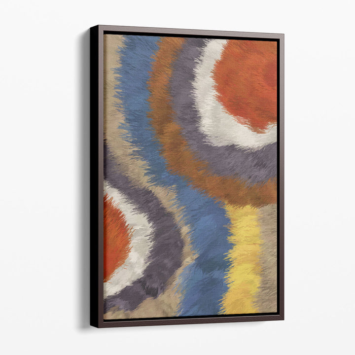 Abstract Textured Wall Art layered surface detail