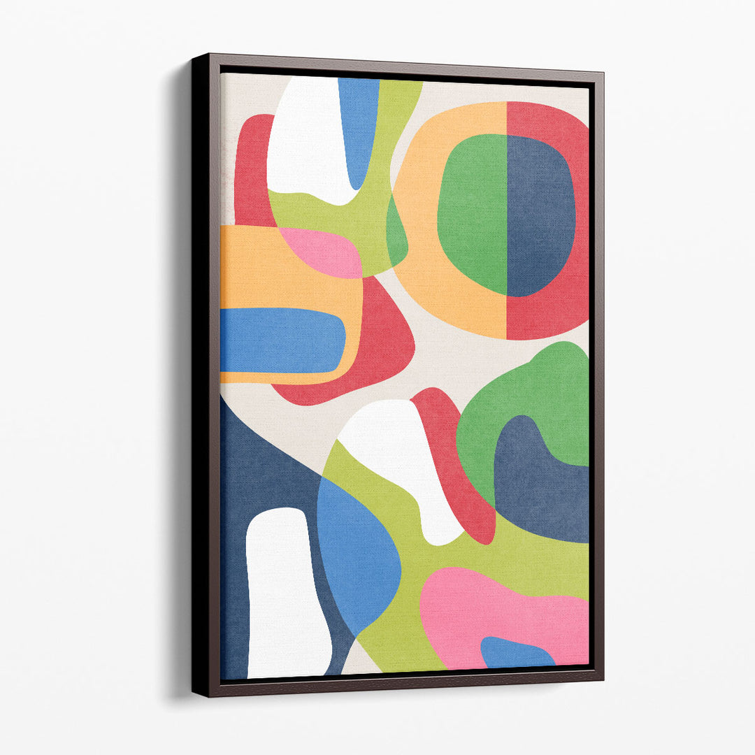 Abstract Digital Art Prints fluid geometric forms