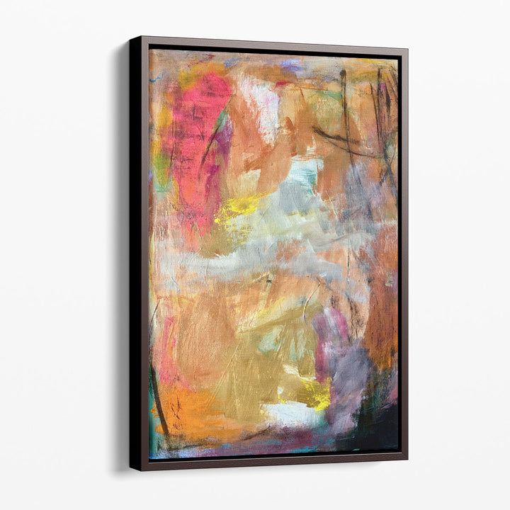 colorful artwork vibrant brushstroke canvas