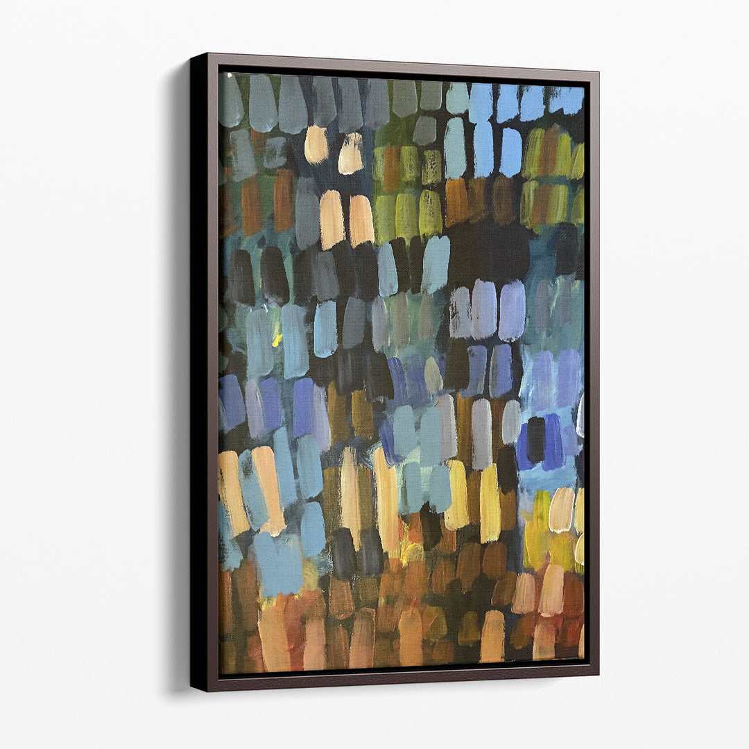 modern abstract wall art bold geometric shapes