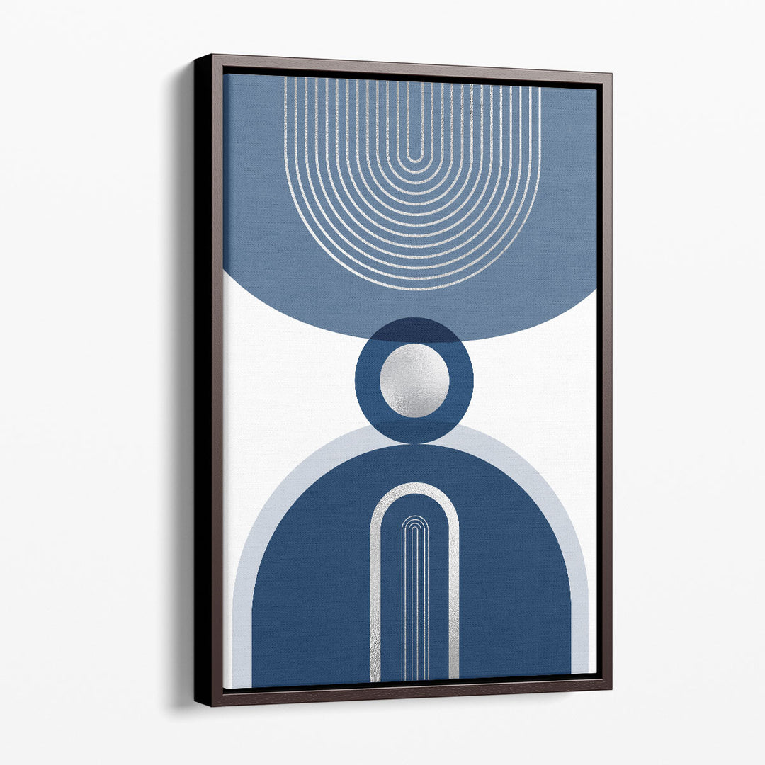 Modern Abstract Artwork crisp white accents