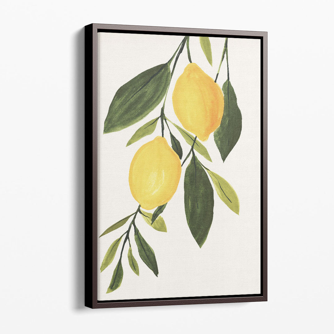 Still Life Botanical Prints – green leaf watercolor detail