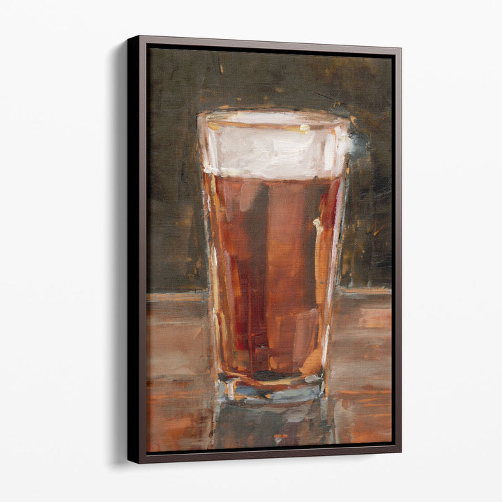 still life prints – reflective liquor glass scene
