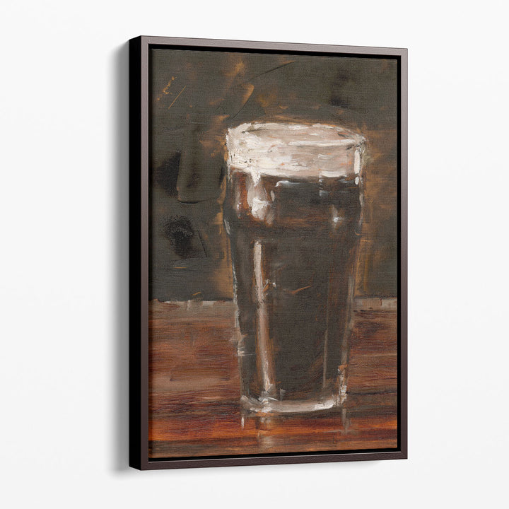 still life prints – reflective amber drink