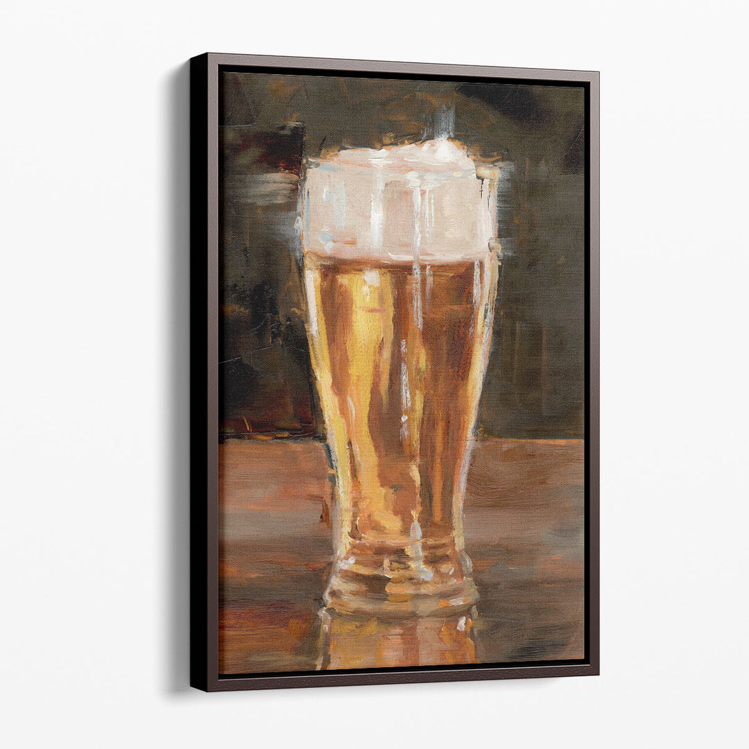still life prints – amber drink painting