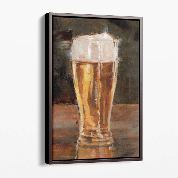 still life prints – amber drink painting