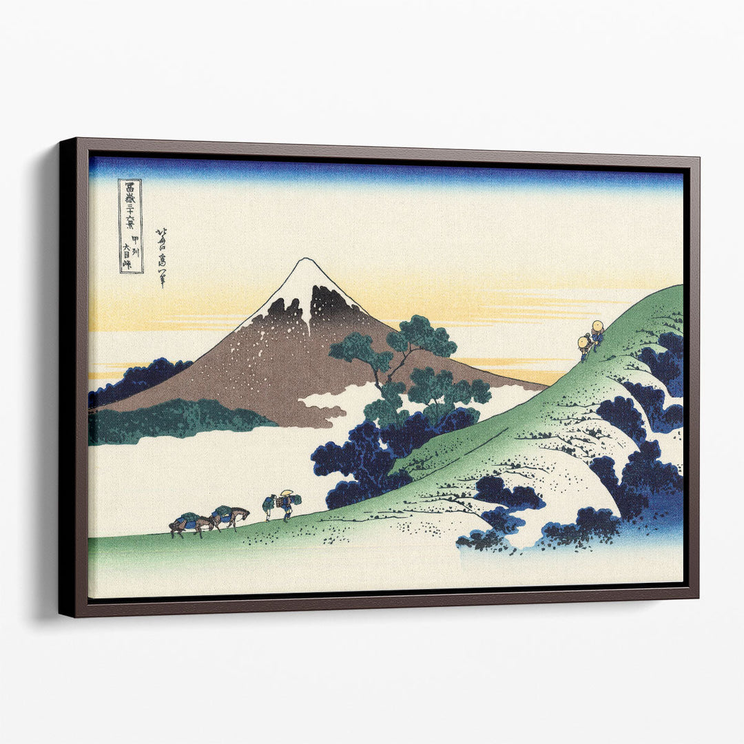 Inume Pass in The Kai Province - Canvas Print Wall Art
