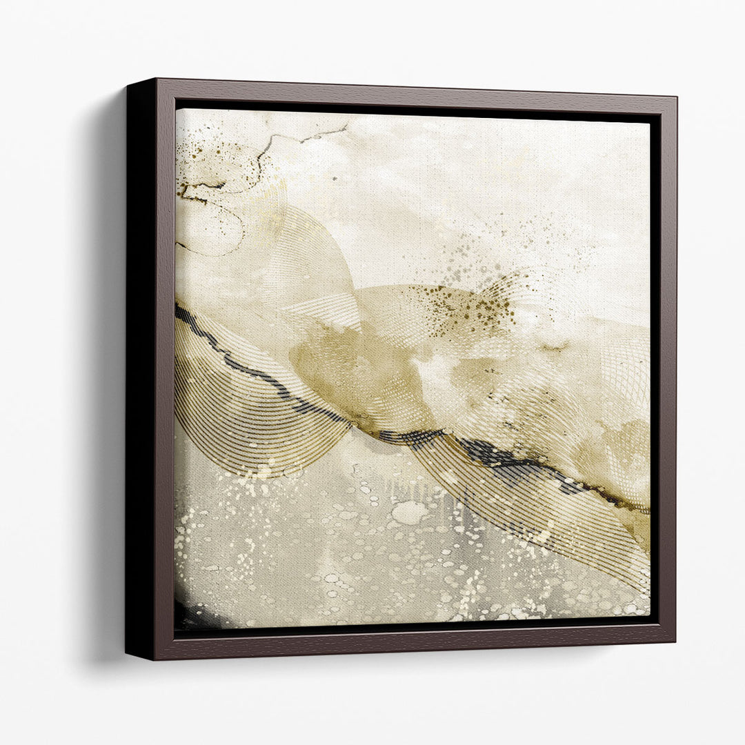 Framed abstract wall art dynamic texture