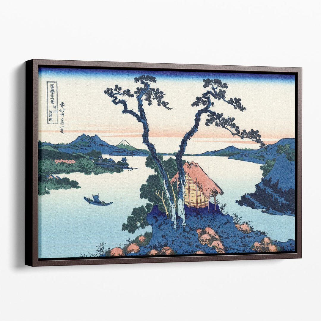 Lake Suwa In The Shinano Province, 1830 - Canvas Print Wall Art