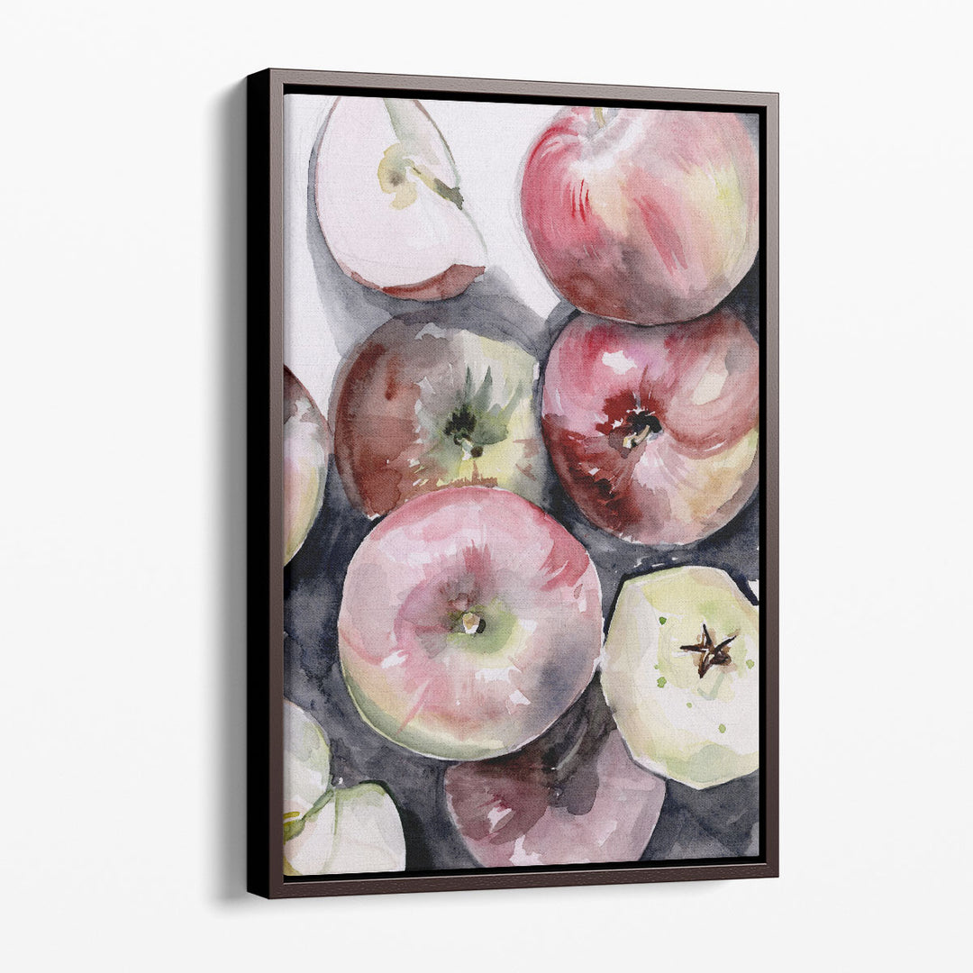 Watercolor prints – soft vibrant apple painting