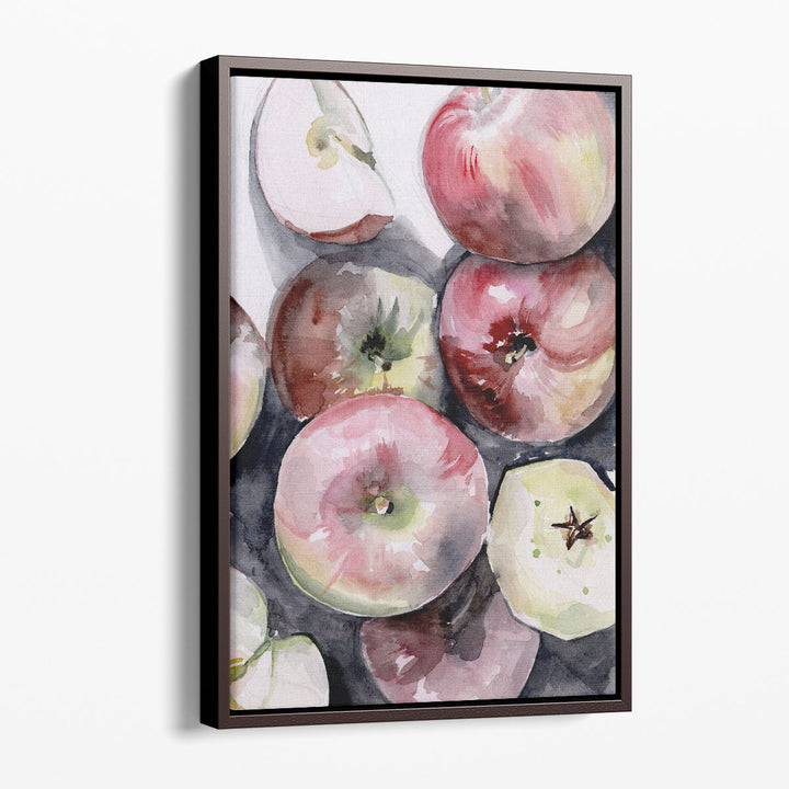 Watercolor prints – soft vibrant apple painting