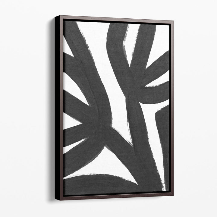line art prints – interwoven linear composition