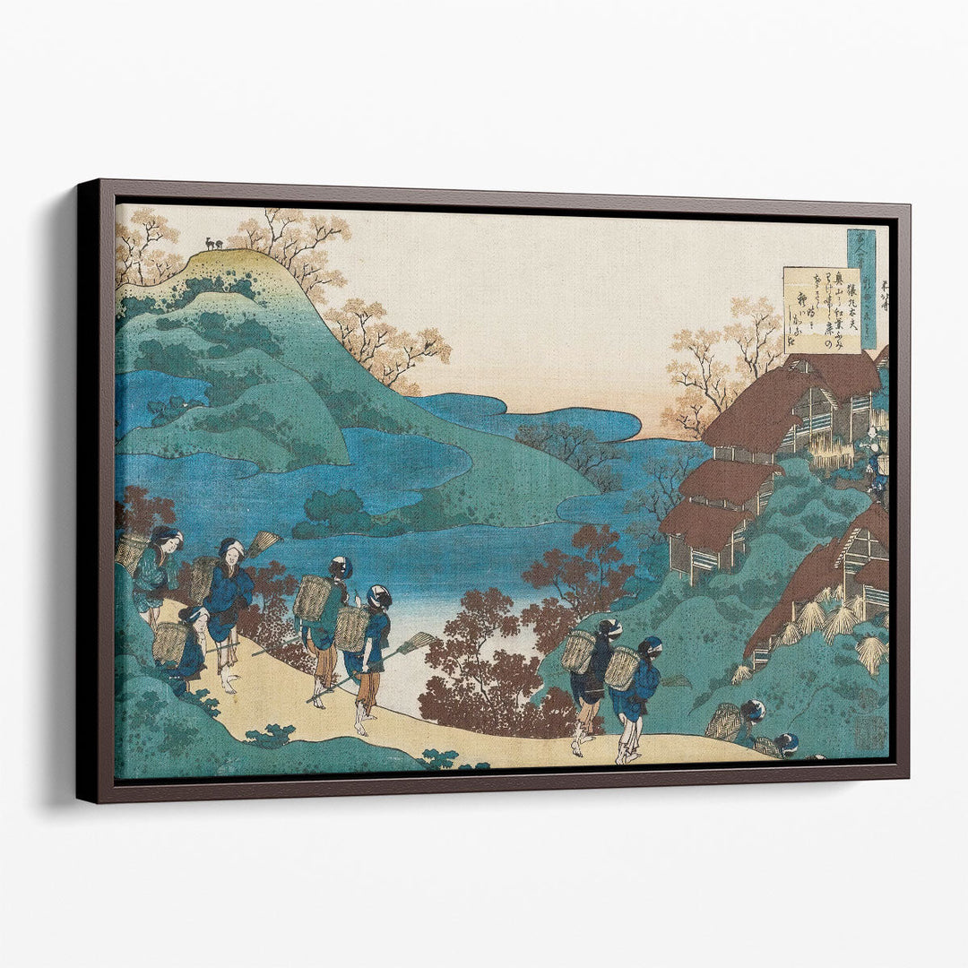 Saramaru Dayu, from the series '100 Poems by 100 Poets Explained by a Nurse', 1835 - Canvas Print Wall Art