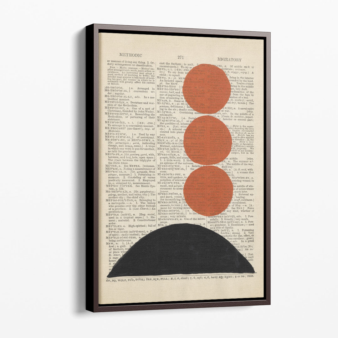 Circle Abstract Art flowing curvature design