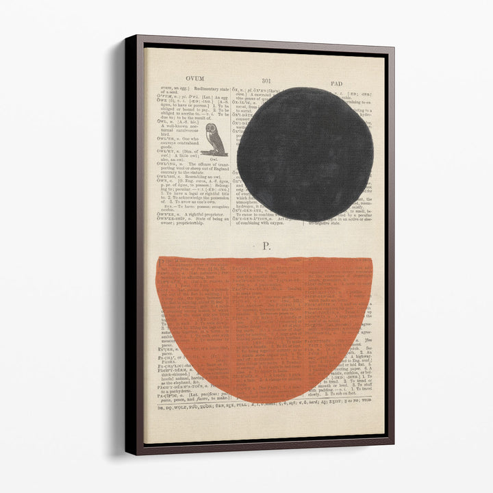 Geometric wall decor with layered texture