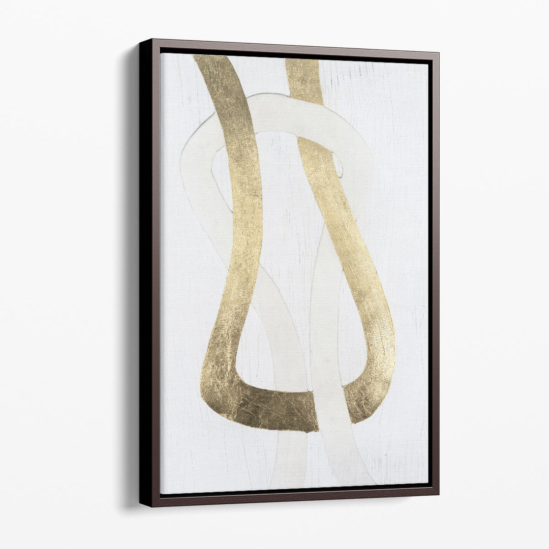 Minimalist Wall Art simple white gold