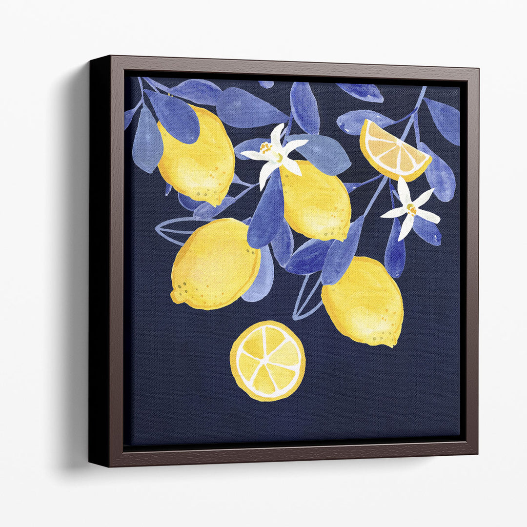 framed leaves – botanical detail