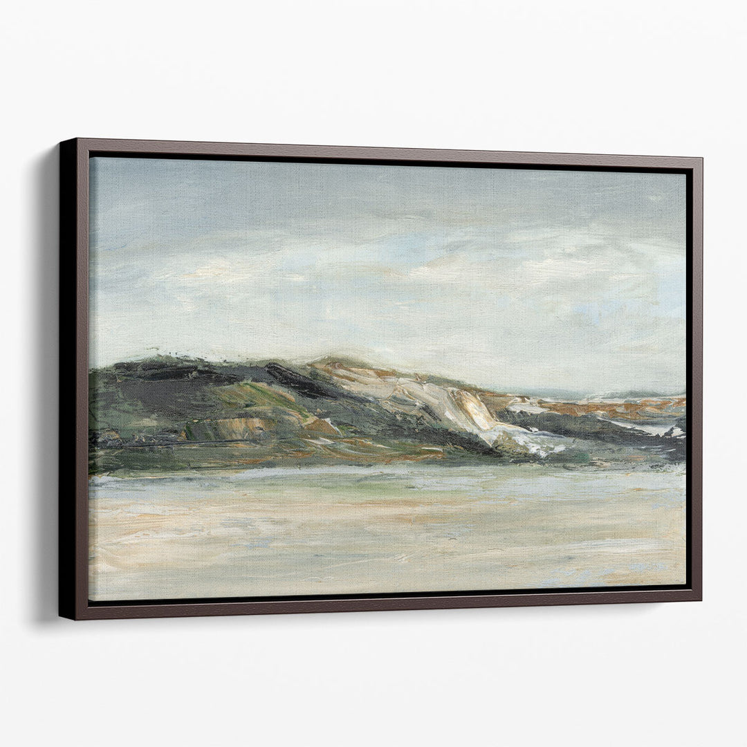 Abstract wall decor with mountain design