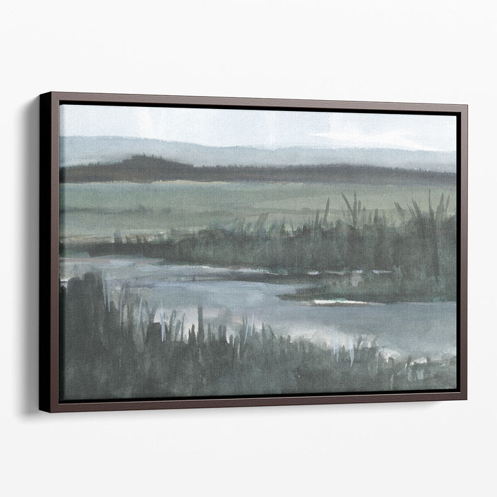 Watercolor art prints for hallway with soft hues