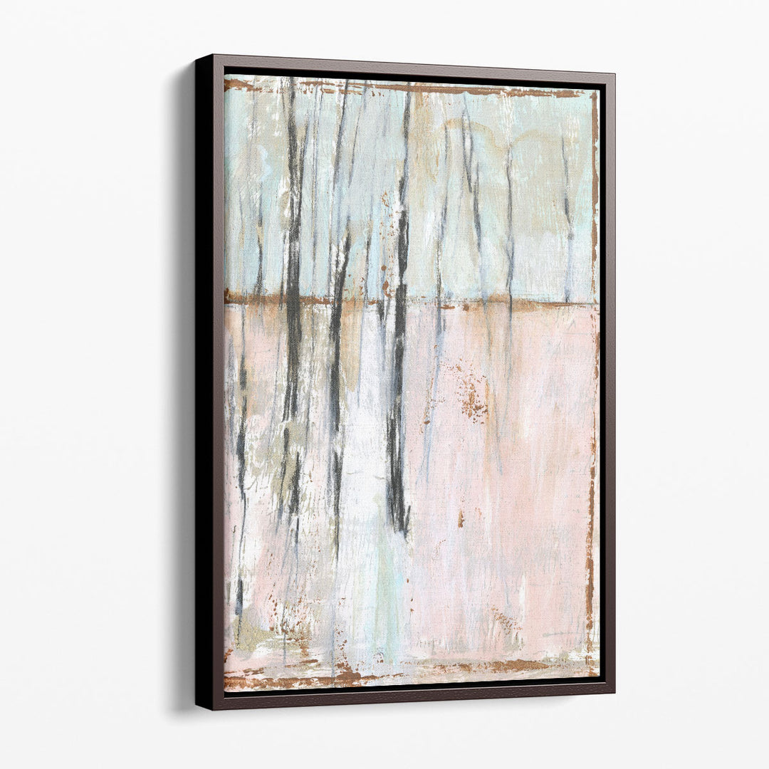 Abstract Woodland Prints – layered neutral tones with natural forms