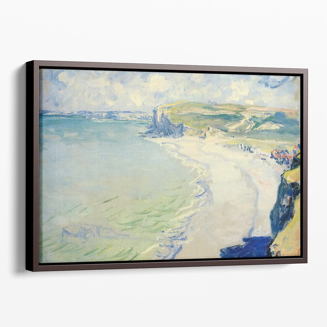 Oceanic Abstract Canvas Wall Art – modern seaside painting