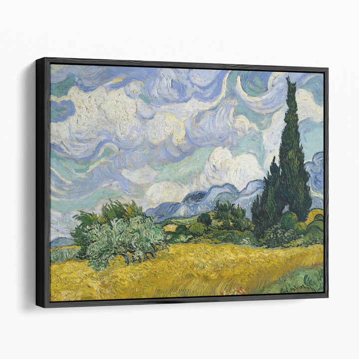 Wheat Field with Cypresses, 1889 - Canvas Print Wall Art