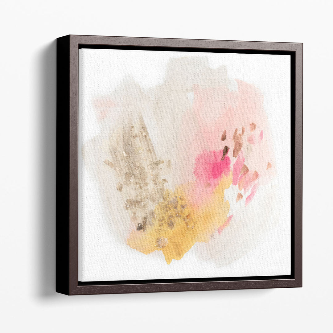 Watercolor art print sweeping neutral wash
