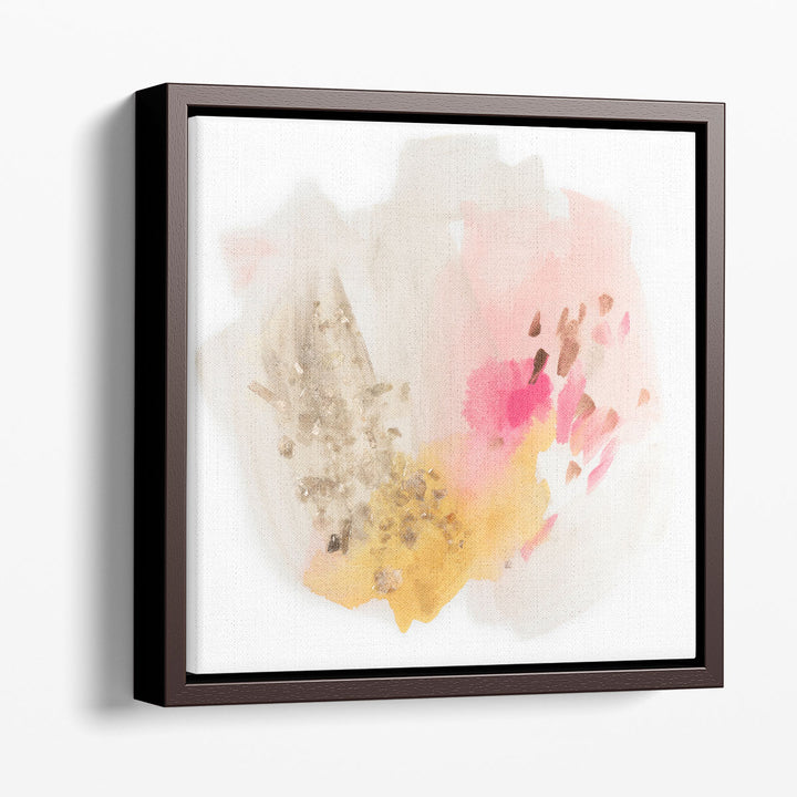 Watercolor art print sweeping neutral wash